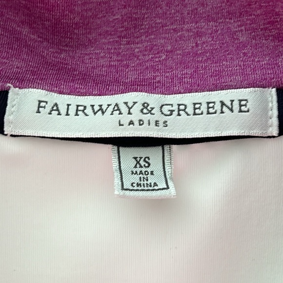 Fairway & Greene Ladies XS White Quarter Zip Top - Picture 4 of 9